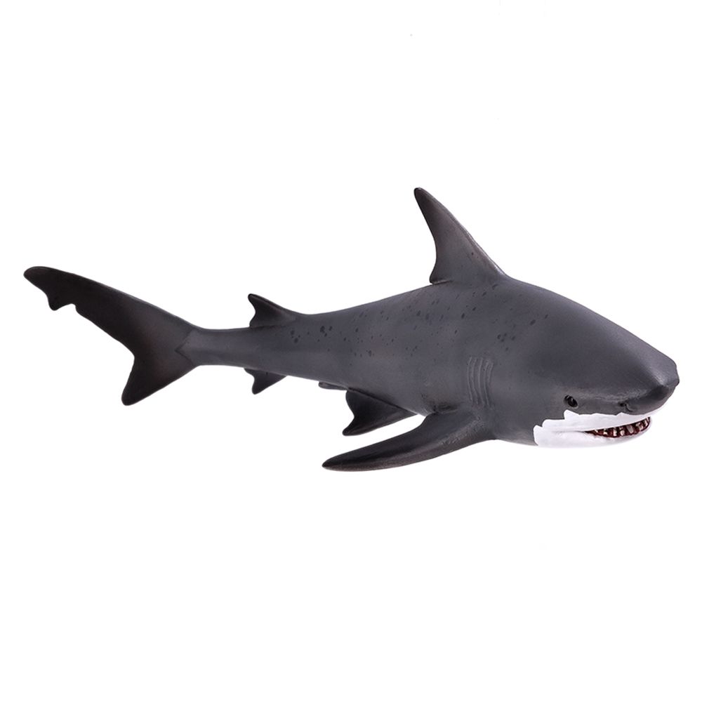 Animal Planet - Mojo Bull Shark Toy Figure - Black