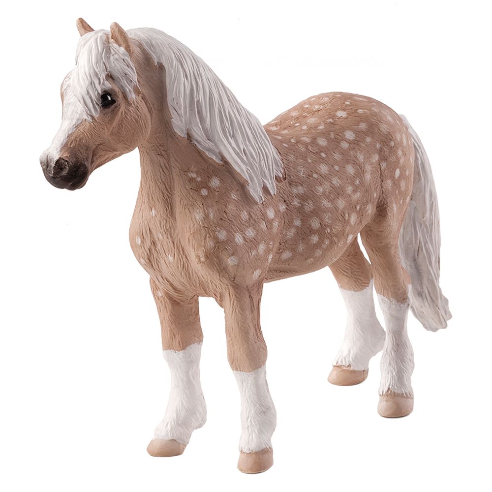 Animal Planet - Mojo Welsh Pony Toy Figure - White & Brown