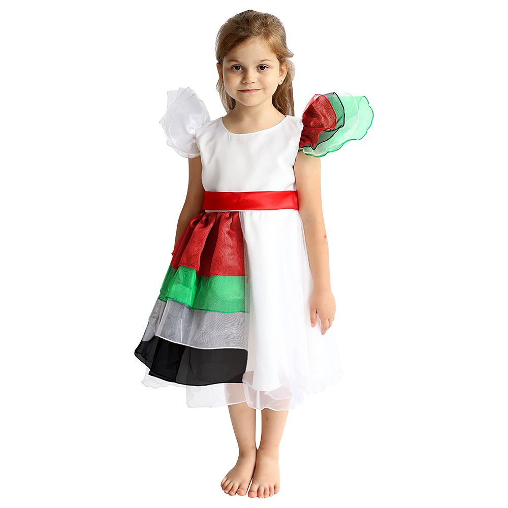 D' Daniela - UAE Flag Day National Day Dress For Girls