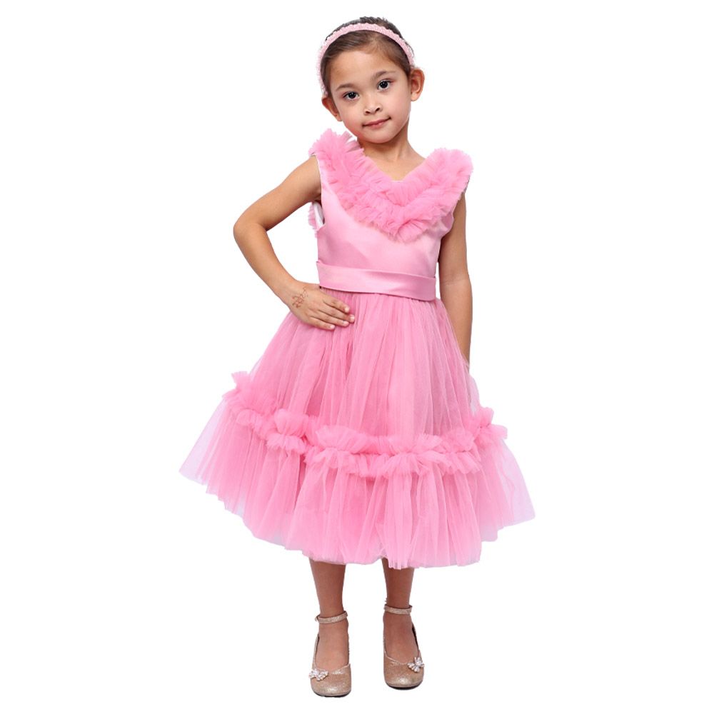 D' Daniela - Summer Light Party Dress - Pink