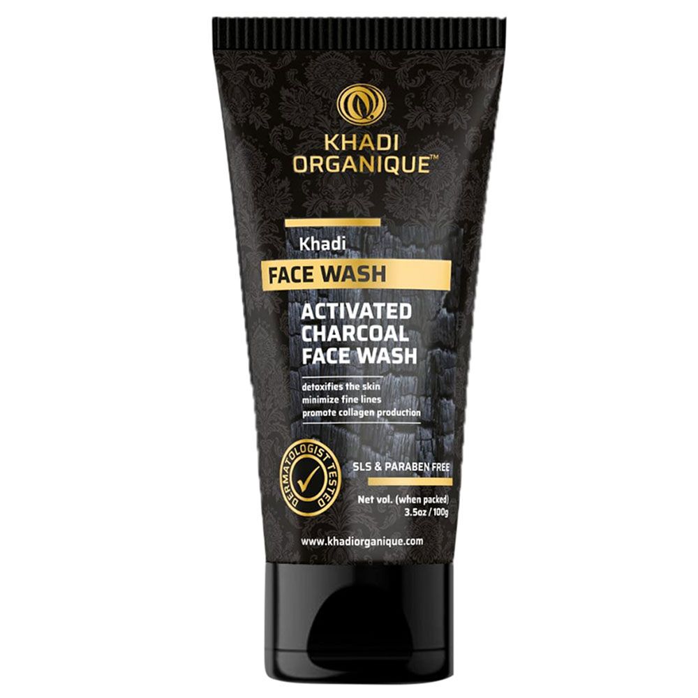 Khadi Organique - Active Bamboo Charcoal Face Wash