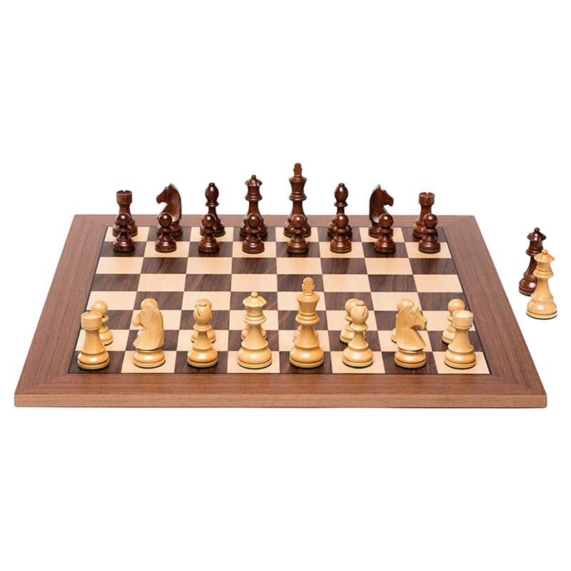 DGT - 10842 Walnut Chess Board Non-Electronic
