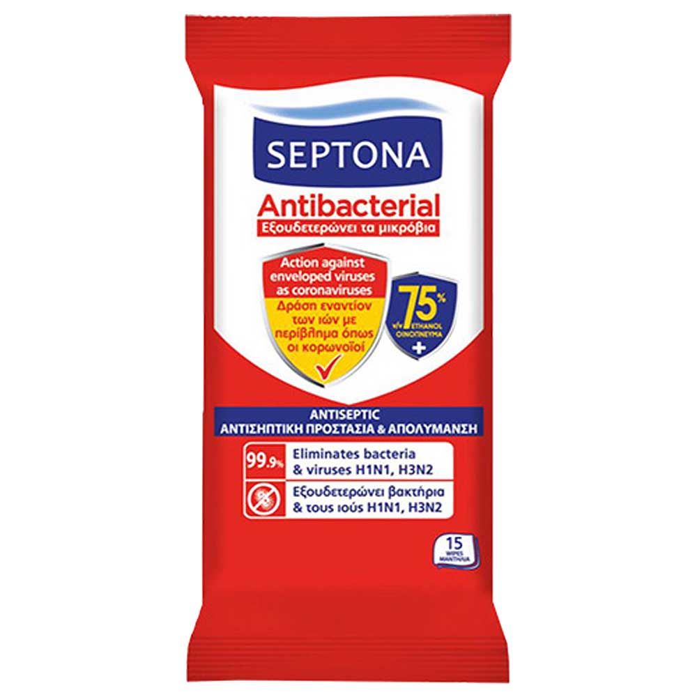 Septona - Antibacterial Ethanol Wipes - 60pcs