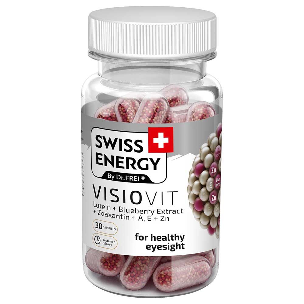 Swiss Energy - Visiovit Capsules with Lutein & Berry Extract for Eye Health, 30 Capsules