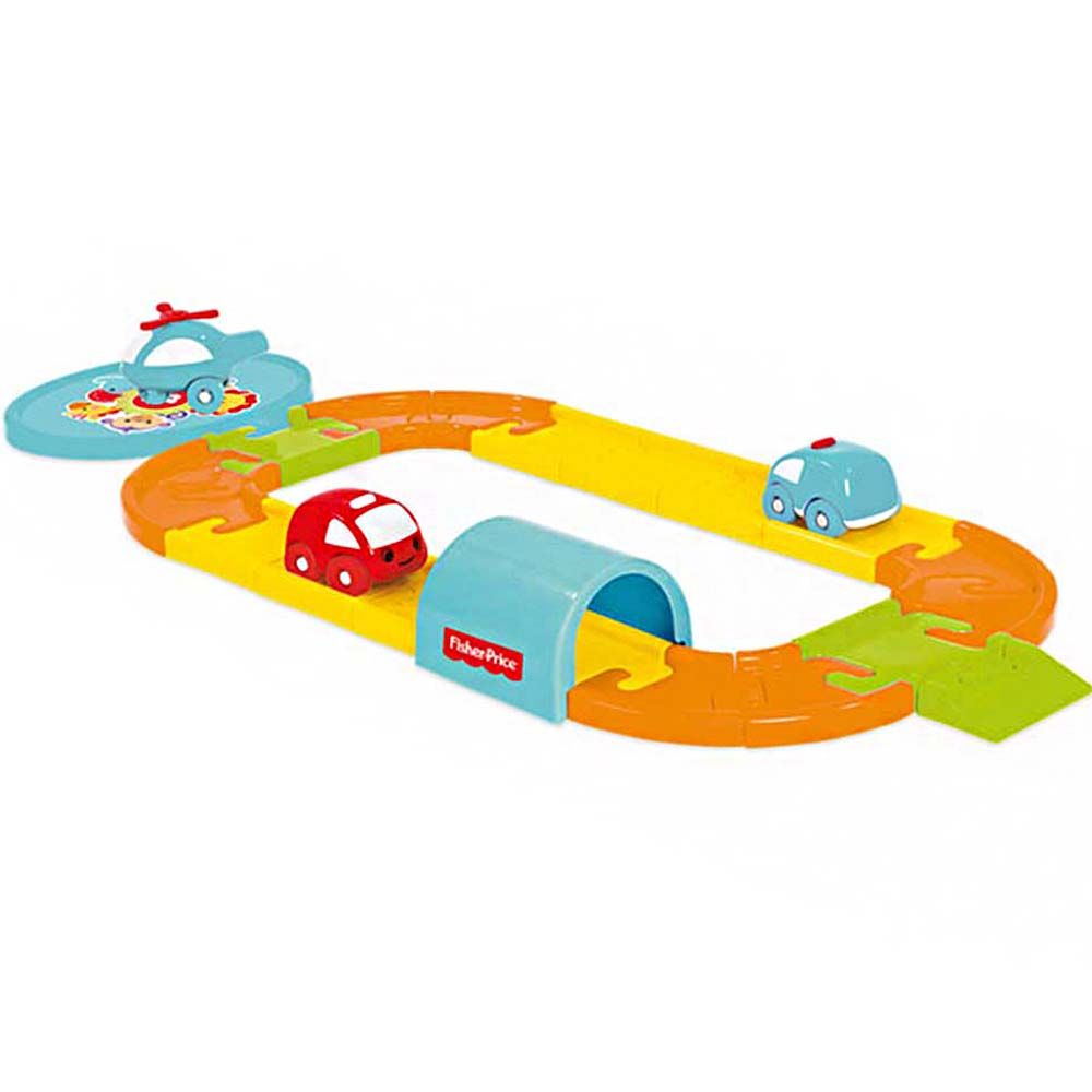 Fisher-Price - Toy Car W & Roadway Set
