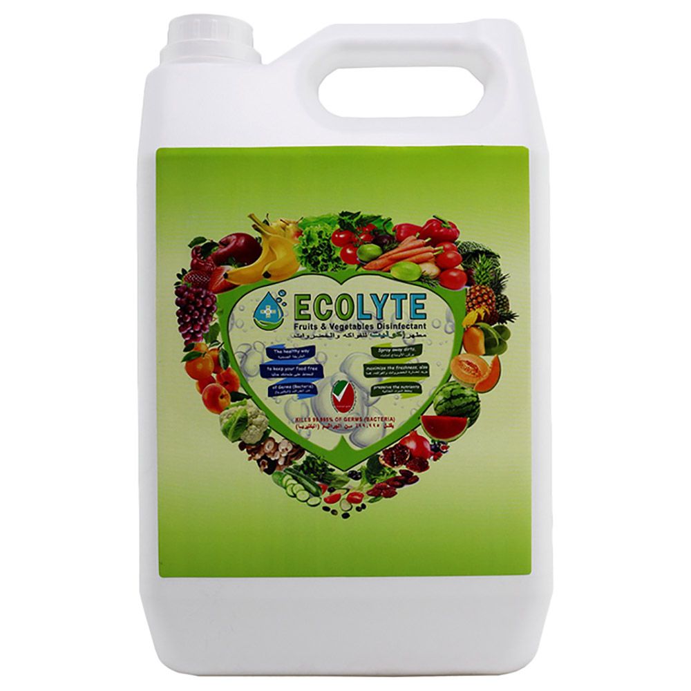 Ecolyte+ - Fruits & Vegetables Disinfectant 5L