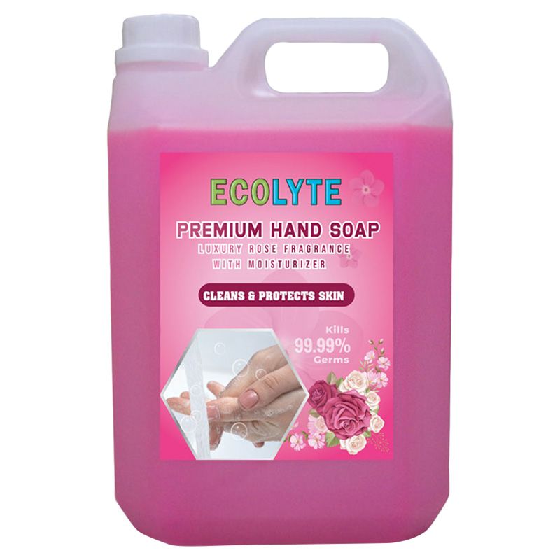 Ecolyte+ - Premium Liquid Hand Soap 5L - Rose Fragrance