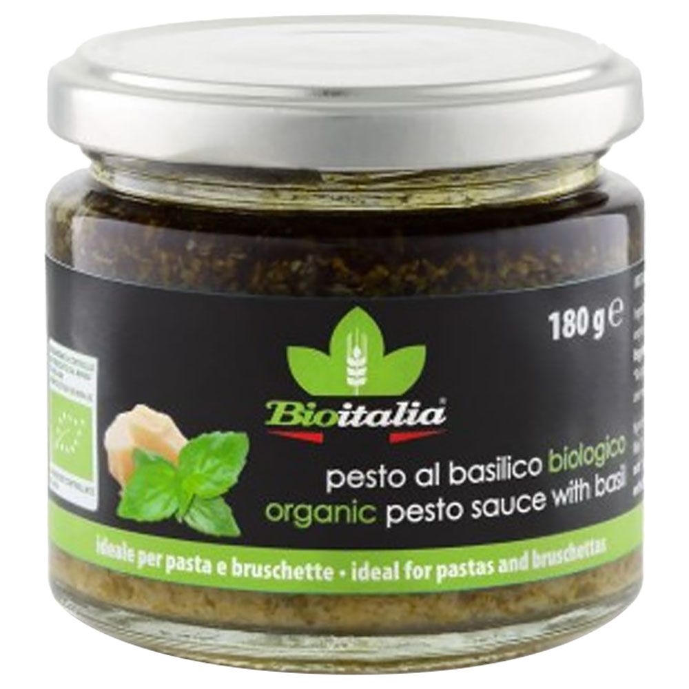 Bioitalia - Organic Pesto Sauce With Basil - 180g