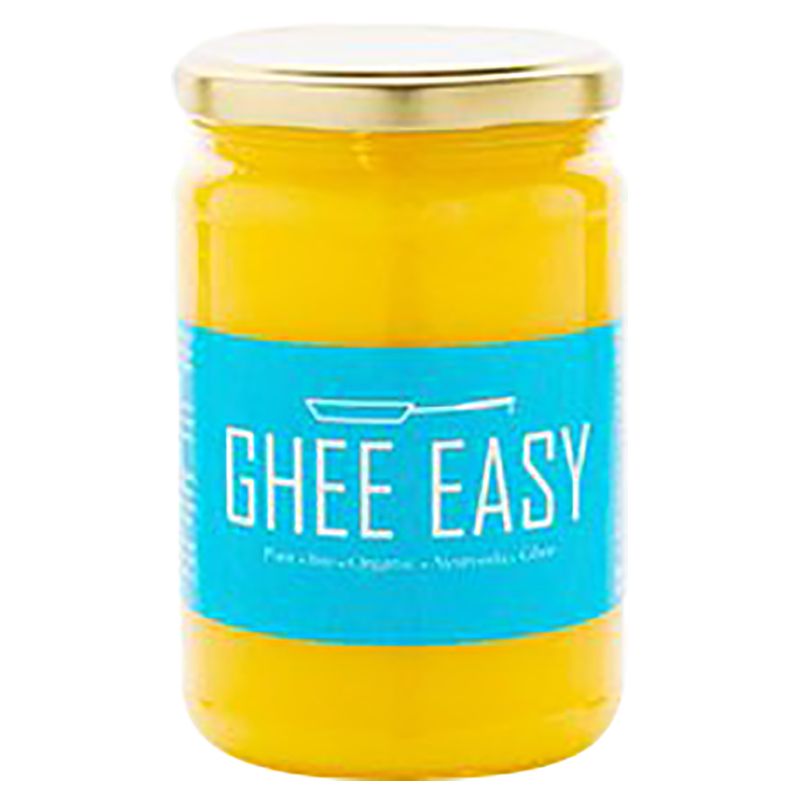 Ghee Easy - Organic Plain Grass Fed Cow Ghee - 500g