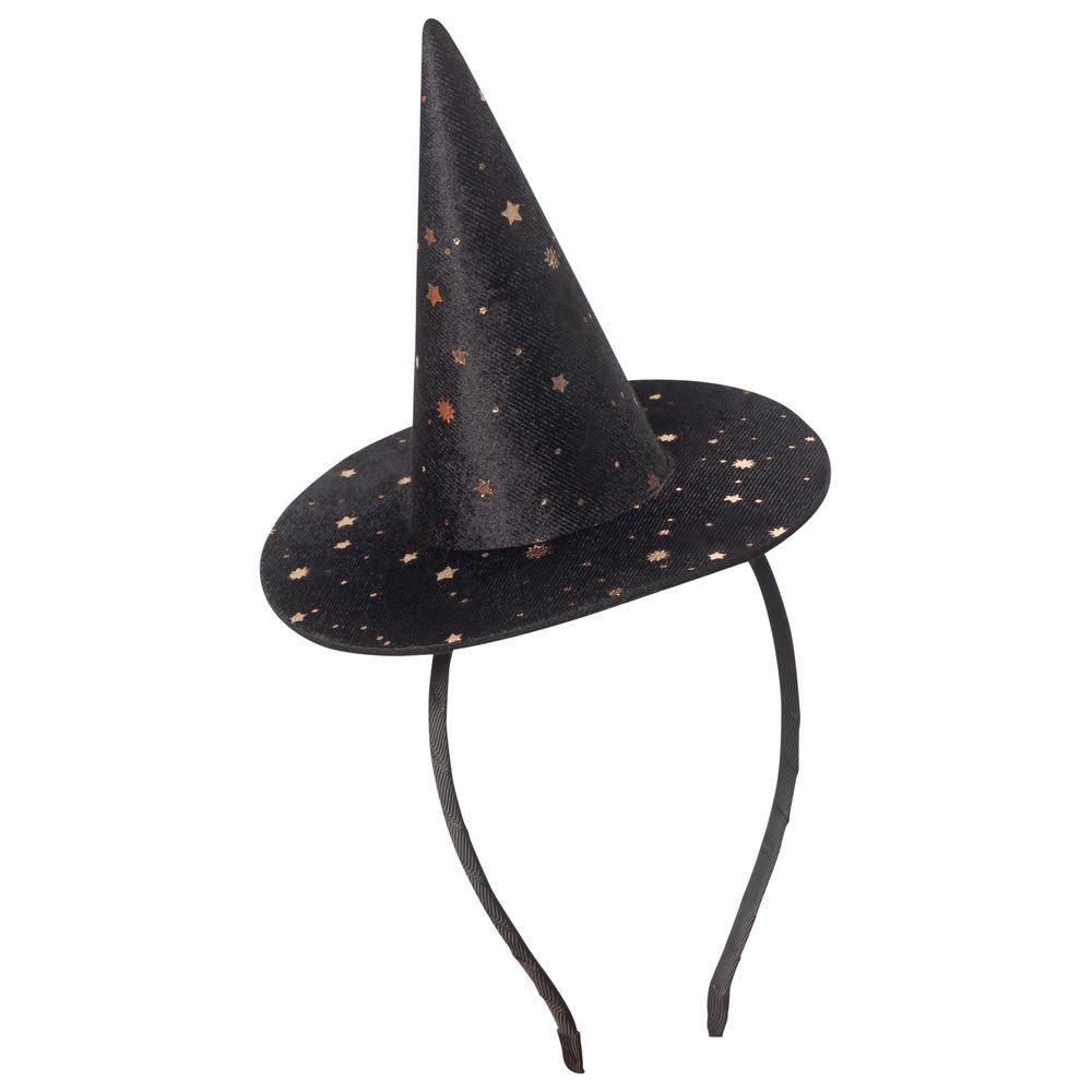 Mimi & Lula - Raven Mini Witch Hat - Black