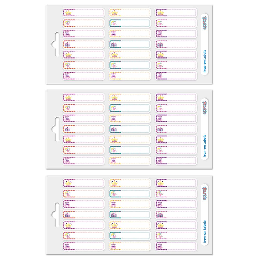 Essmak - Clothes Write-On Label Pack - Princess