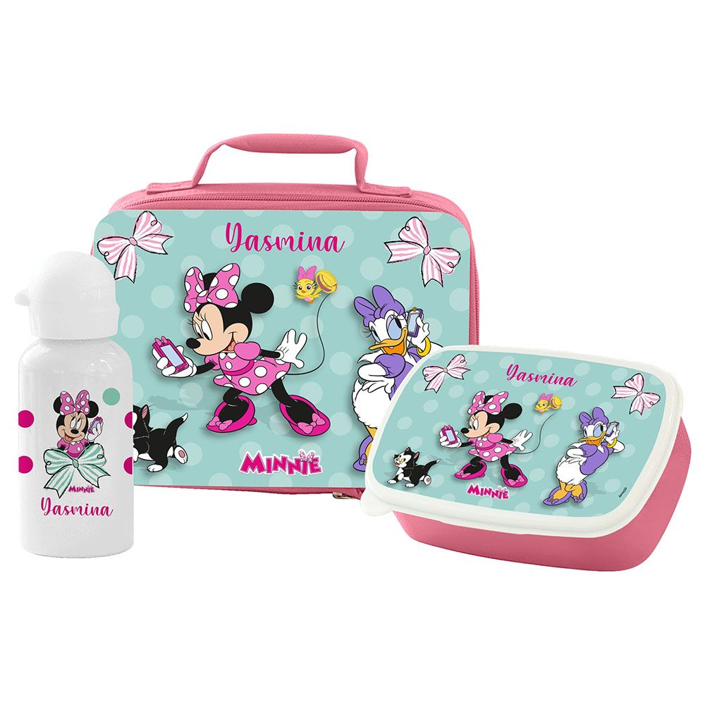 Essmak - Personalized Lunch Pack - Disney Minnie - 3-Pc Set