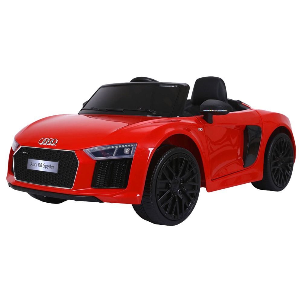 Audi - R8 Spyder Remote Control Kids Car - 12V - Red