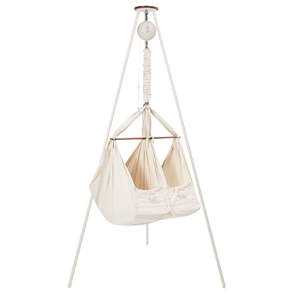 Moonboon - Classic Bundle Twin Baby Hammock - Nature/White