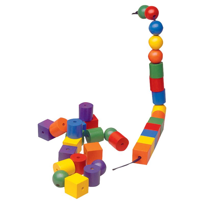 Commotion Distribution - Large Wooden Lacing Beads