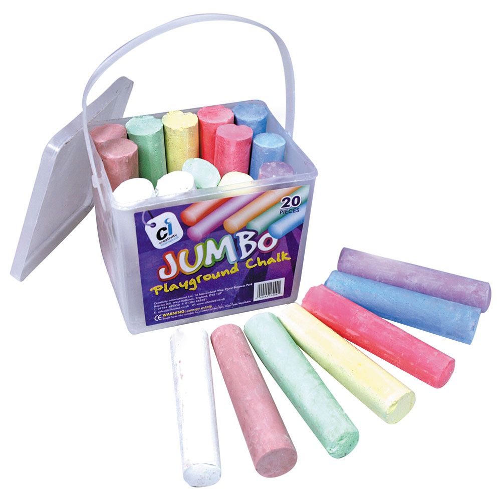 Creativity Intl - Sidewalk Chalk - Assorted