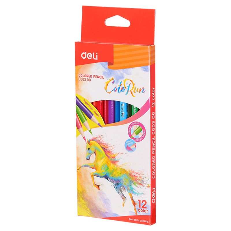 Deli - Colour Pencil 12 Colours