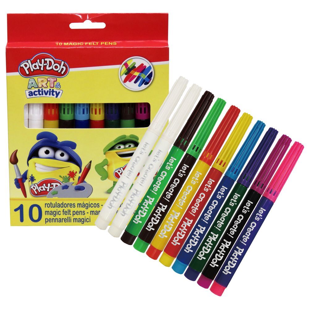 Play Doh - 9+1 Rainbow Magic Water Color Pen