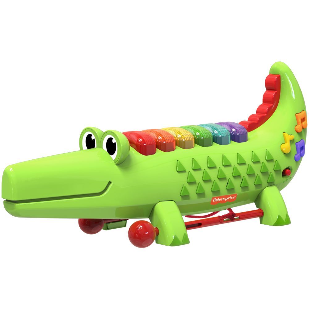 Fisher Price - Crocodile Xylophone - Green
