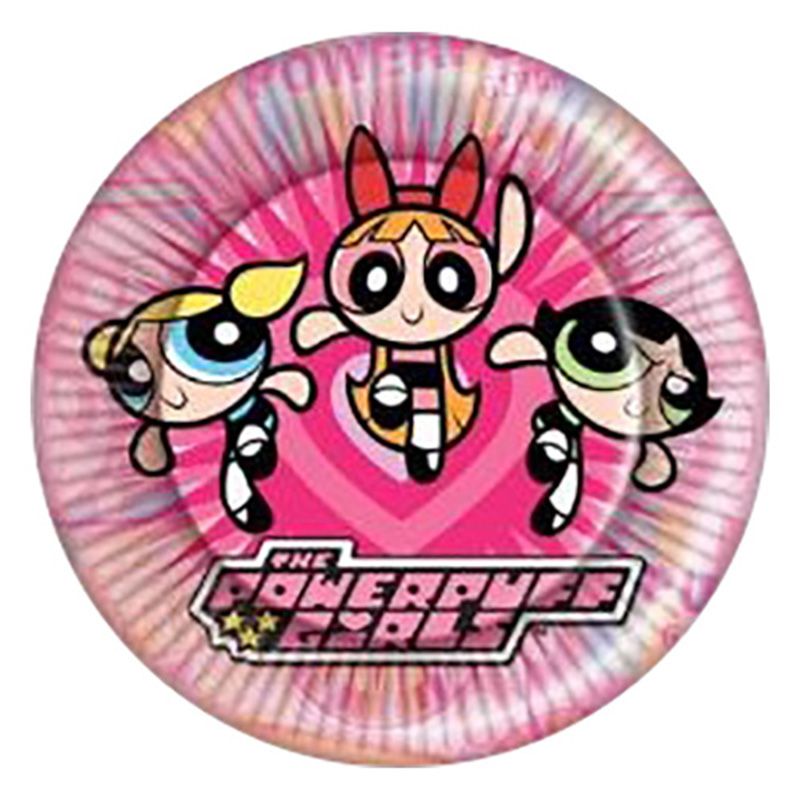 Paper Plates 9" - Power Puff Girls