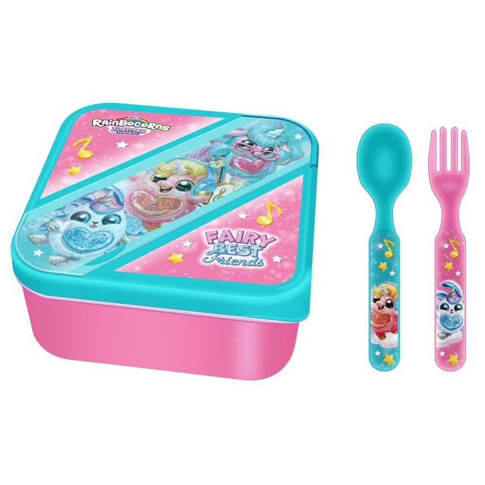 Rainbocorns - Lunch Box With Cutlery
