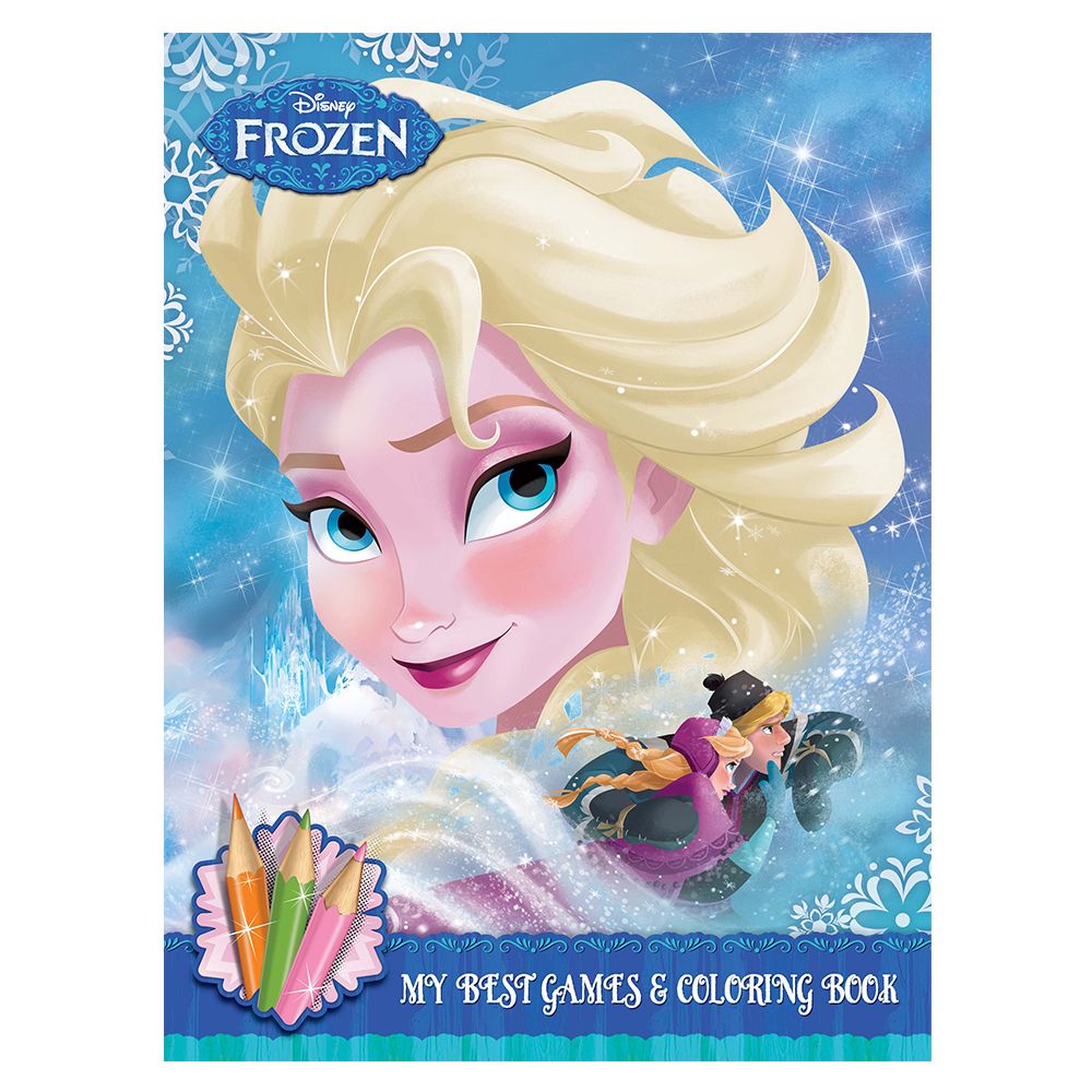 1st Kid - Frozen Games & Coloring Book A4 Mod38