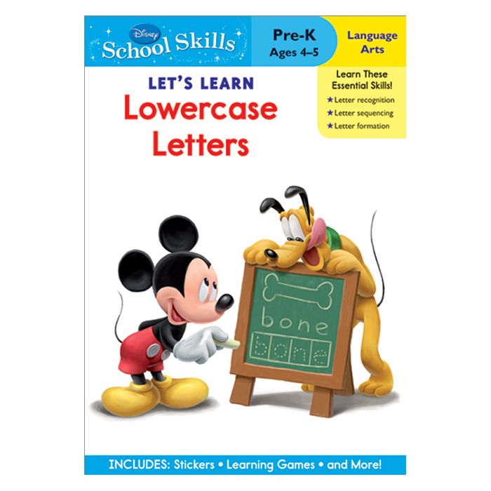 1st Kid - Disney Lets Learn Lowercase Letters