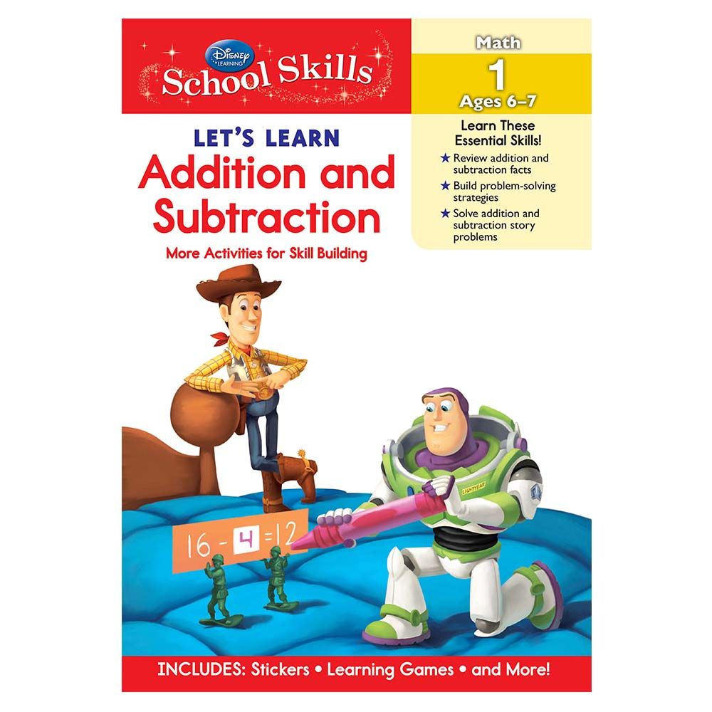 كتاب Learning Mats Addition Subtraction No 1 من منشورات فيرست كيد