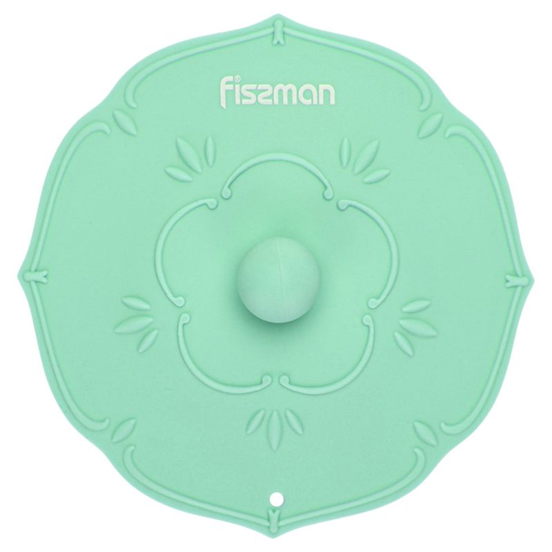 Fissman - Flower Design Cup Lid - 11cm - Sea Green