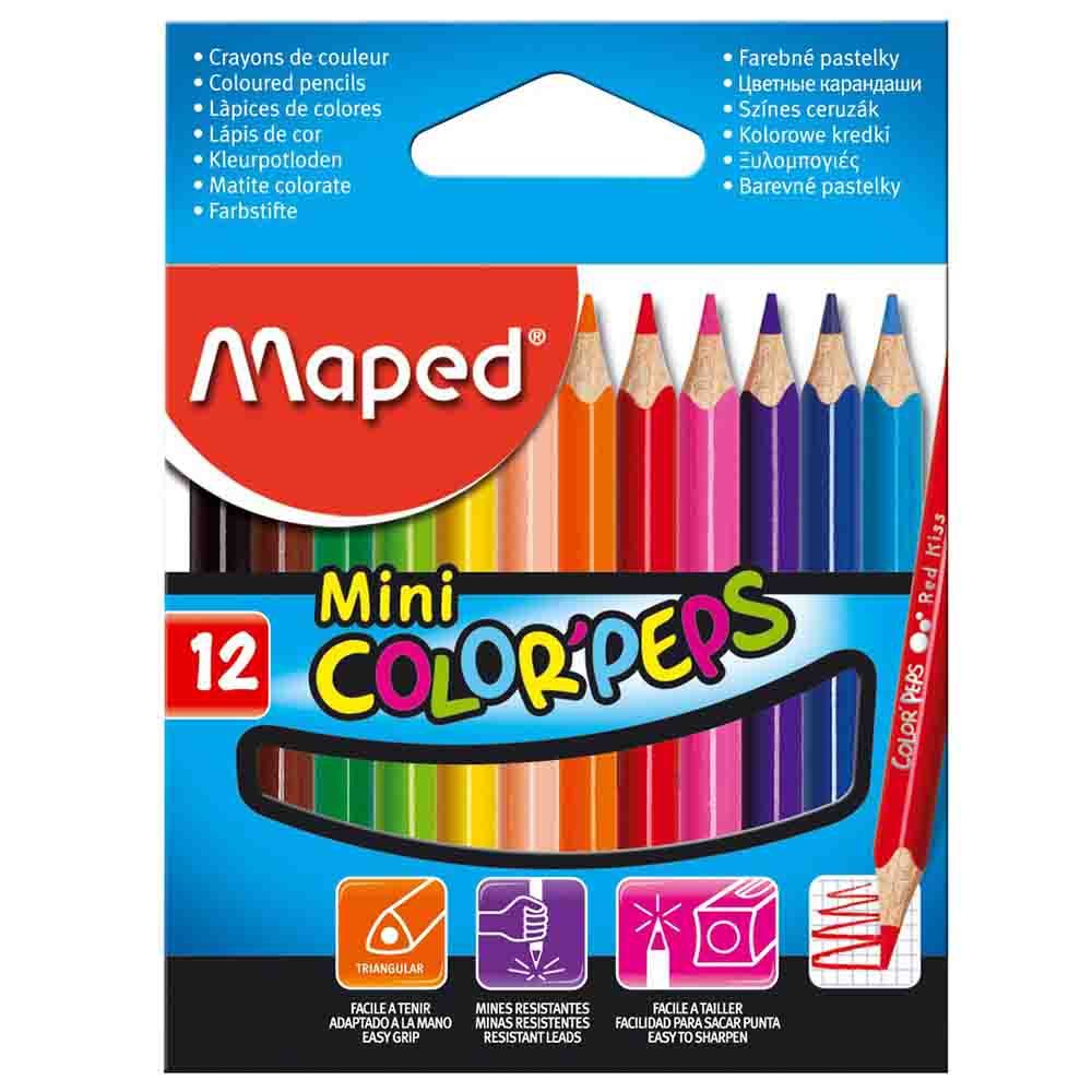 Maped - Color Peps Mini Colored Pencil - Pack of 12