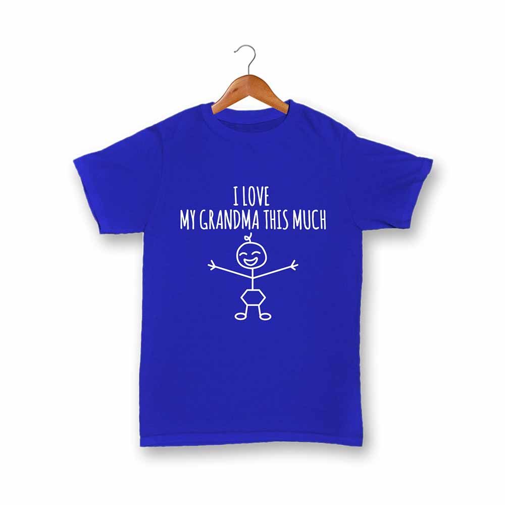 Fay Lawson - T-Shirt 100% Cotton With Print - Blue