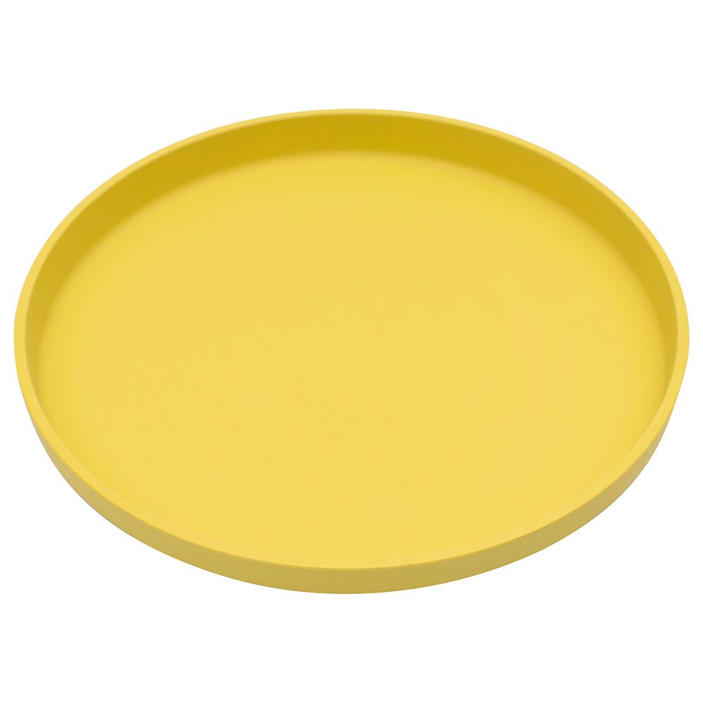 Bobo & Boo Plant-Based Individual Plates - Yellow - 20cm