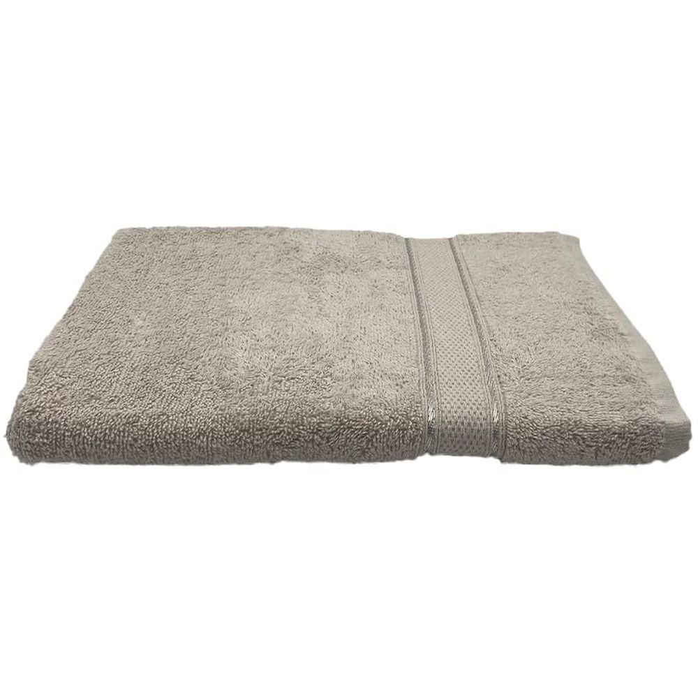 Byft - 100% Cotton Daffodil Bath Towel - 70X140Cm - Light Grey
