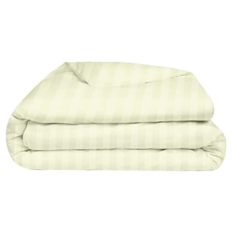 BYFT - Tulip King Satin Stripe Duvet Cover 245 x 265 + 30 cm - Cream 
