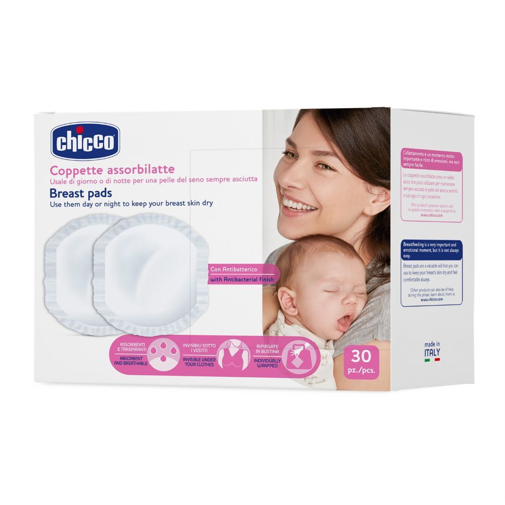Chicco - Breast Pads 30pcs - White