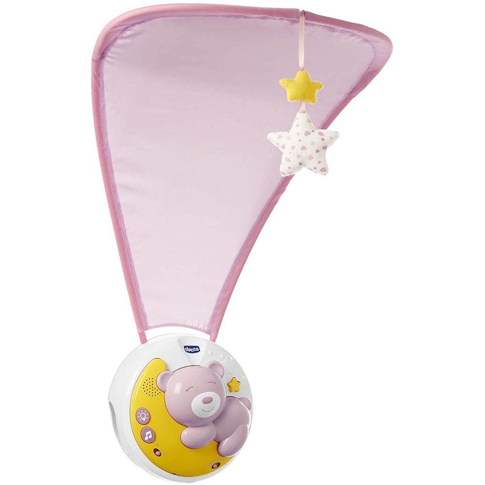 Chicco - Next2Moon Baby Cot Projector W/ Lights & Sound-Pink