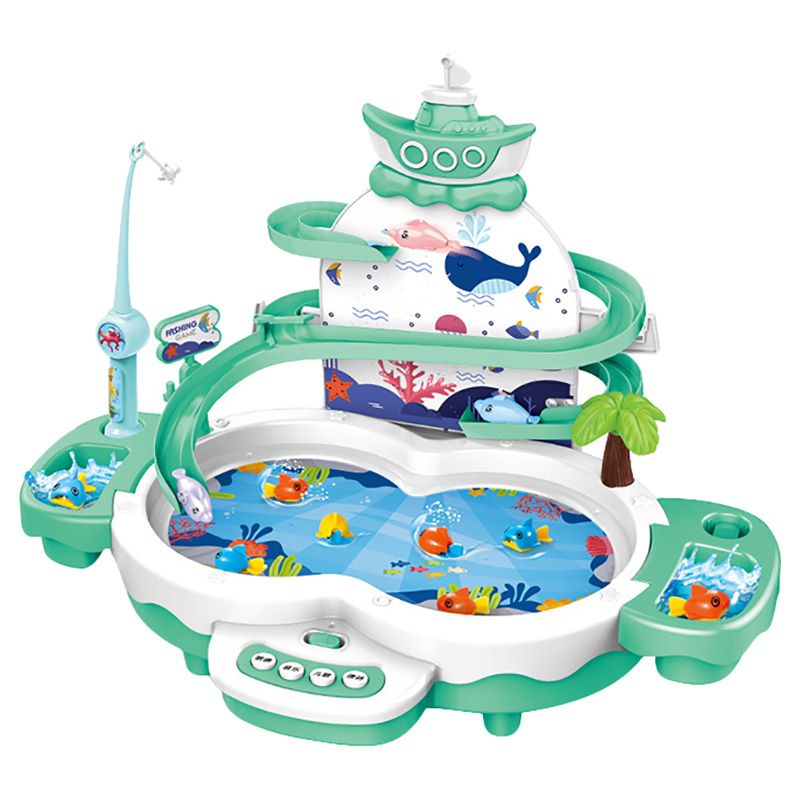 Little Angel - Kids Fishing Activity Play Toy - Green_3y