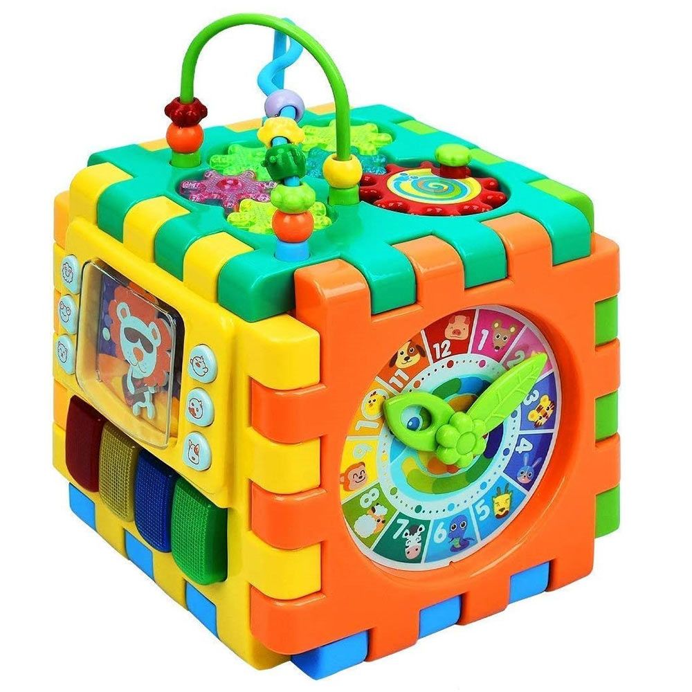 Goodway - Baby Activity Cube Educational Toy For Toddlers Fun Play