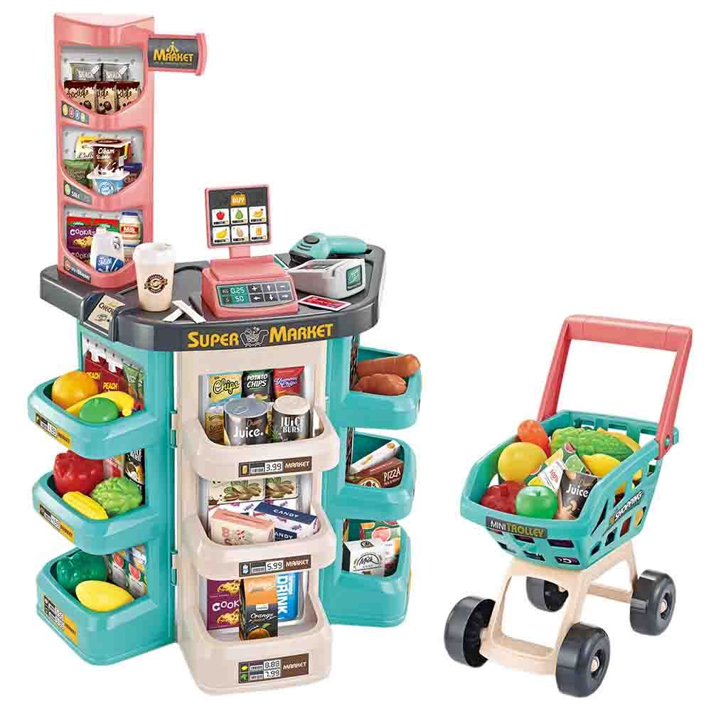 Little Angel - Kids Toys Supermarket Pretend Play - Multicolor_3y