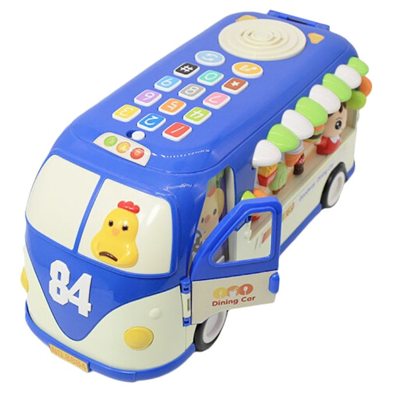 Goodway - Kids Toys Ice Cream Truck Musical Pretend Play Food Van - Blue