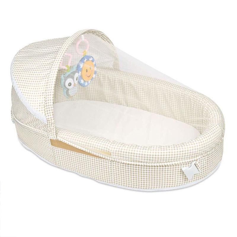 Little Angel - Baby Sleeping Bassinet Baby Bed - Brown_3m