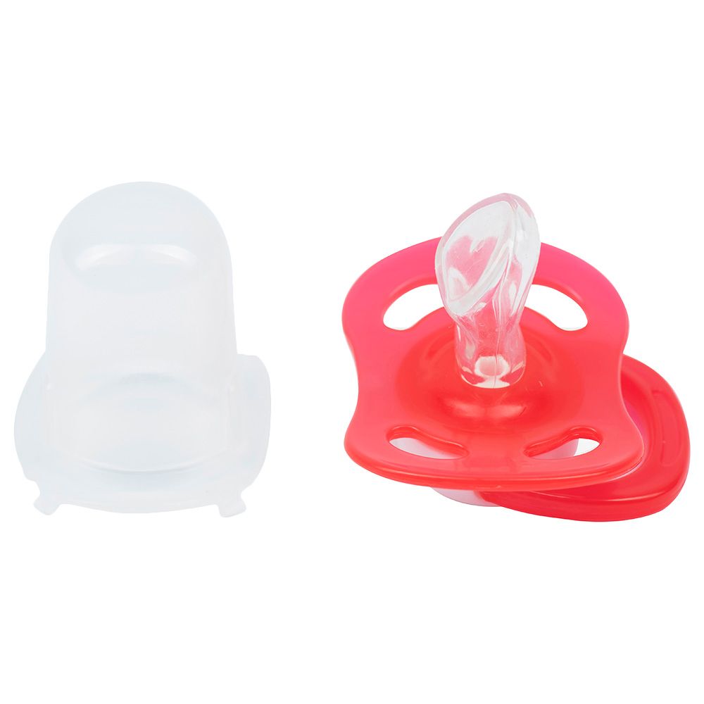 Babe - Baby Silicone Soother - Red