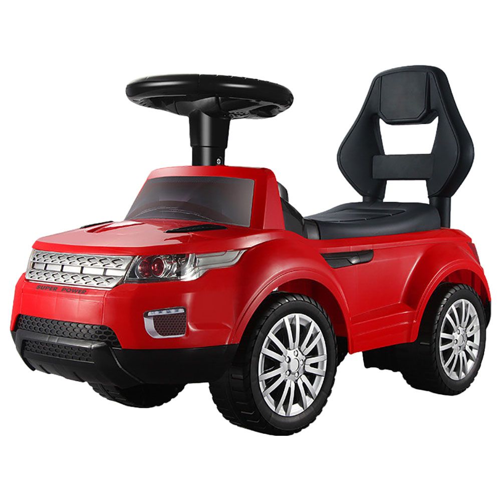 Little Angel - Kids Musical Push Ride On Car For Toddlers - Red