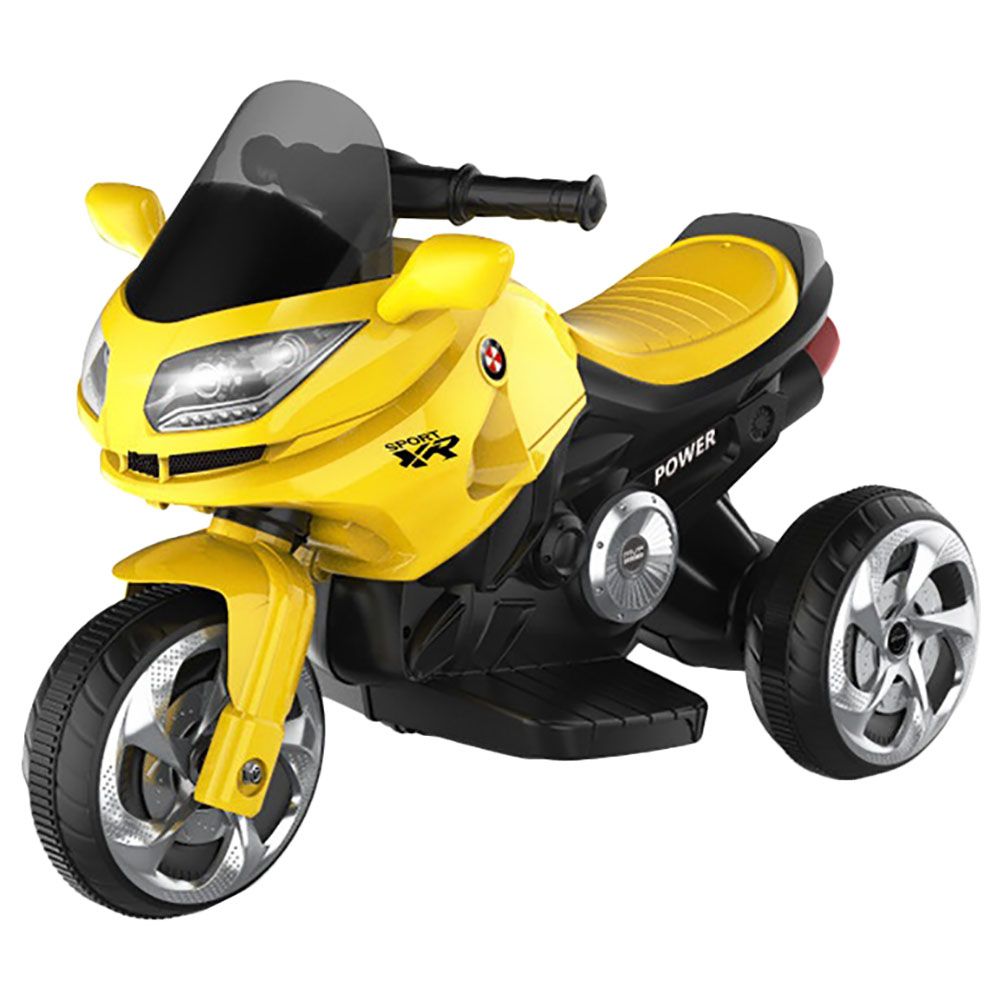 Little Angel - Kids Electronic Motorbike Ride On Bike With Music - Yellow