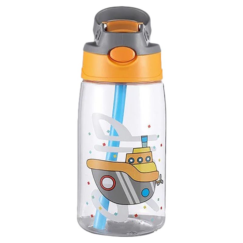 Little Angel - Kids Straw Water Bottle - Orange - 480ml