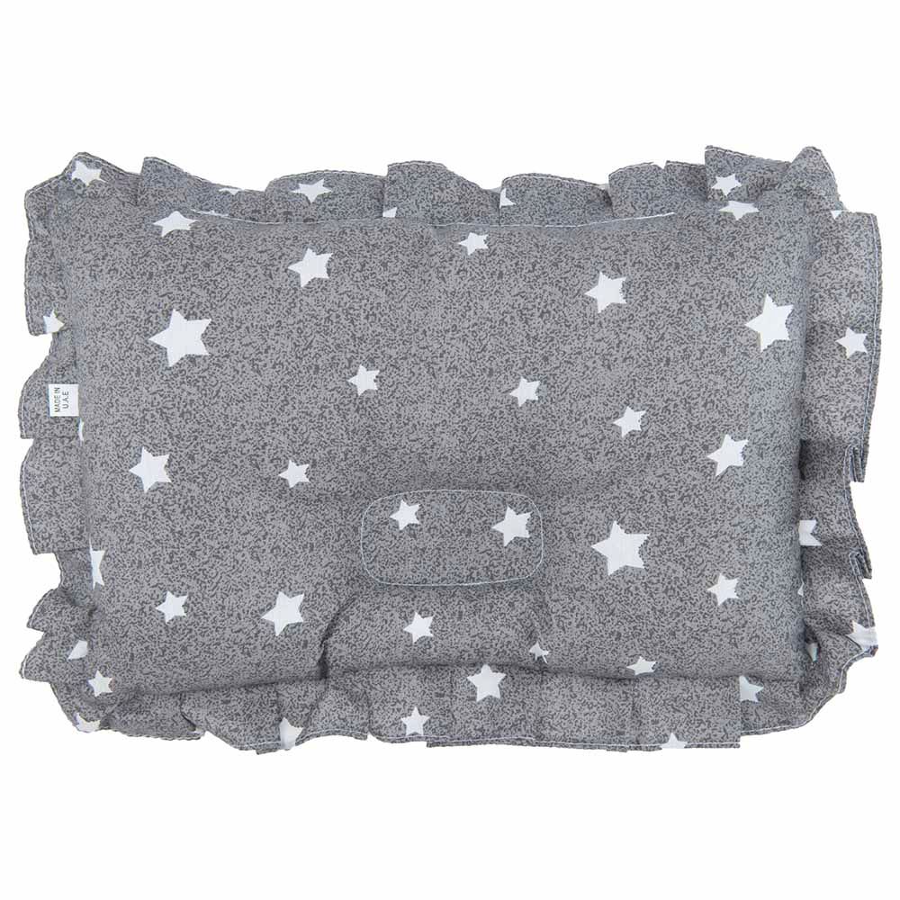 Night Angel - Baby Pillow - Grey