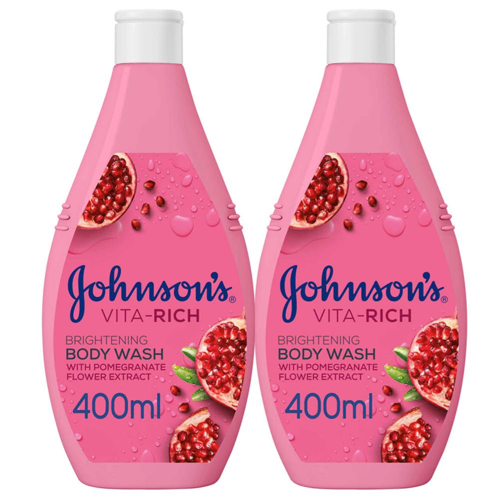 Johnson & Johnson - Vita Rich Brightening Body Wash Pack of 2 - 400ml