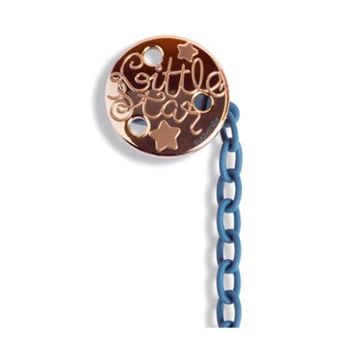 Suavinex - Haute Couture Premium Soother Chain - Blue Green