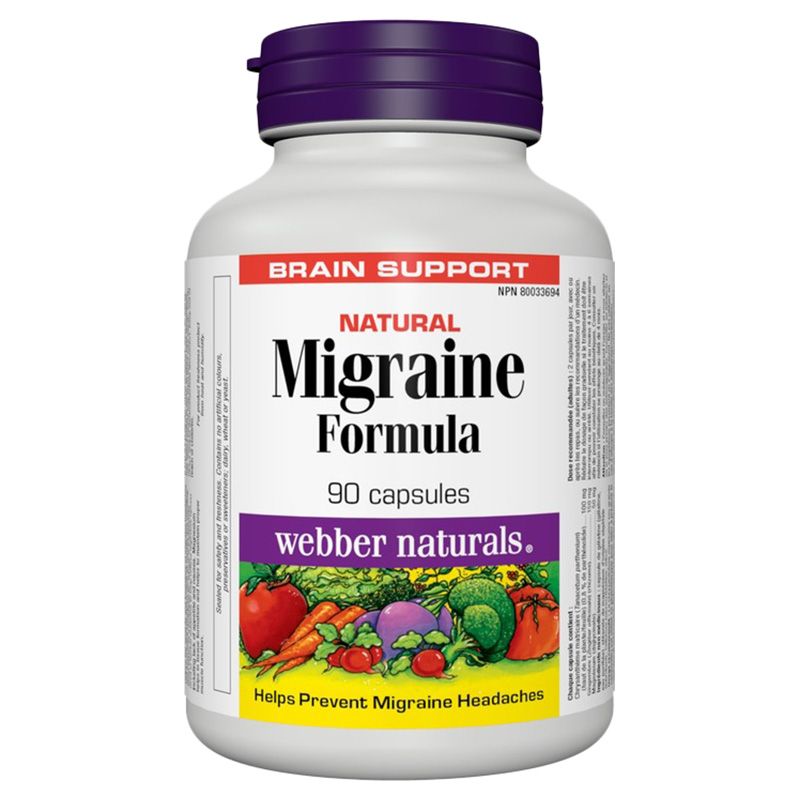 Webber Naturals - Migrane Formula Capsules - 90pcs