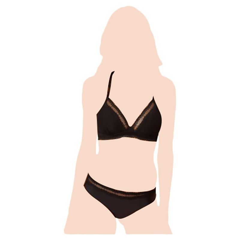 Klynn-Simone Perele - Solid Bikini Brief - Black